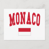 Monaco-Stil Postkarte (Vorderseite)
