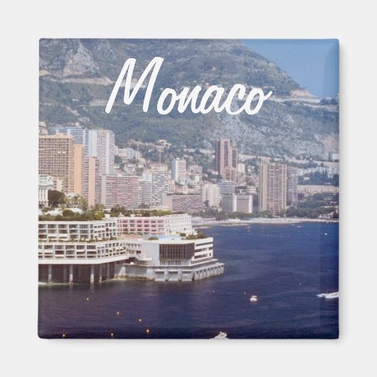 Monaco Travel Foto Souvenir Kühlschrankmagnete Magnet (Vorne)