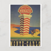 Monaco Vintage Parco Civico-Ciani Postkarte (Vorderseite)