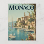 Monaco vintage postkarte (Vorderseite)