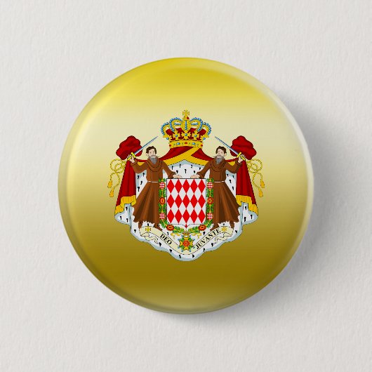 Monaco-Wappen Button (Vorderseite)