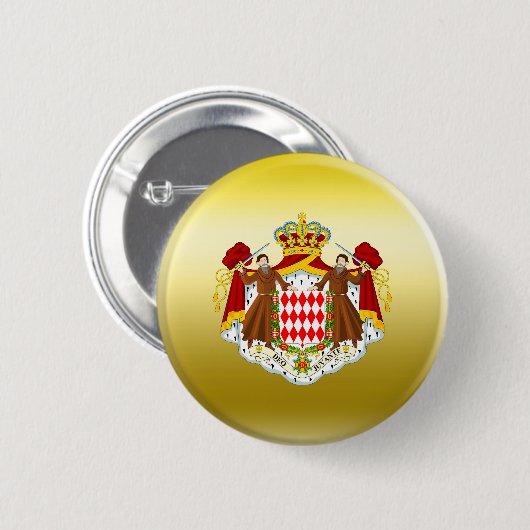 Monaco-Wappen Button (Vorne & Hinten)