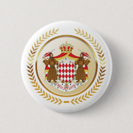 Monaco-Wappen Button