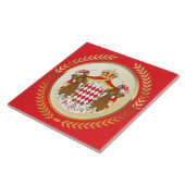 Monaco-Wappen Fliese (Seite)