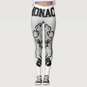 Monaco-Wappen Leggings