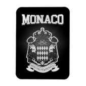 Monaco-Wappen Magnet (Vertikal)