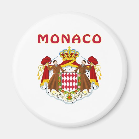 MONACO-Wappen Magnet (Vorne)