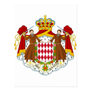 Monaco Flagge Poster | Zazzle.de