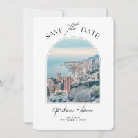 Monaco Wedding French Rivera Save the Date