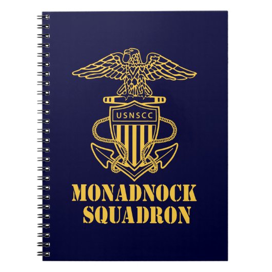 Monadnock Geschwader-Notizbuch Notizblock (Vorderseite)