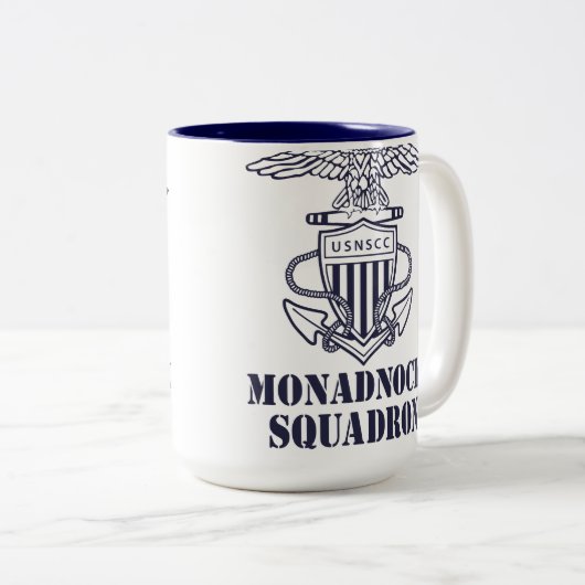 Monadnock Geschwader-Tasse Zweifarbige Tasse (VorderseiteRechts)
