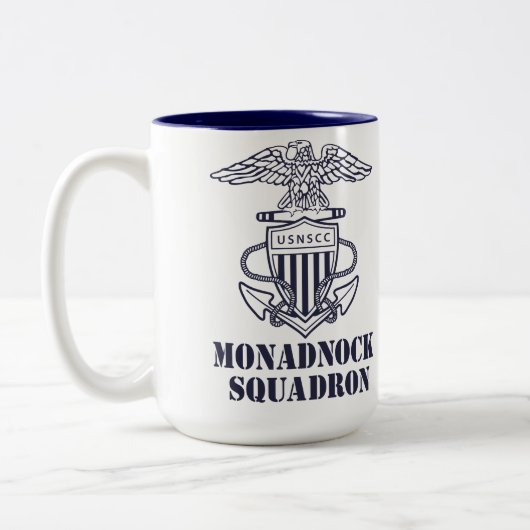 Monadnock Geschwader-Tasse Zweifarbige Tasse (Links)