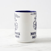 Monadnock Geschwader-Tasse Zweifarbige Tasse (Mittel)