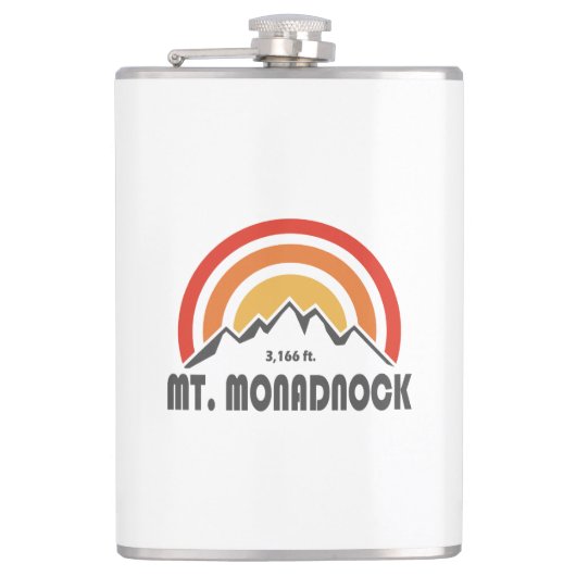 Monadnock New Hampshire Flachmann (Vorderseite)