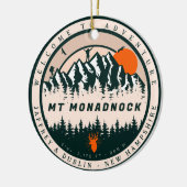 Monadnock New Hampshire Keramik Ornament (Links)