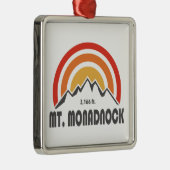 Monadnock New Hampshire Ornament Aus Metall (Rechts)