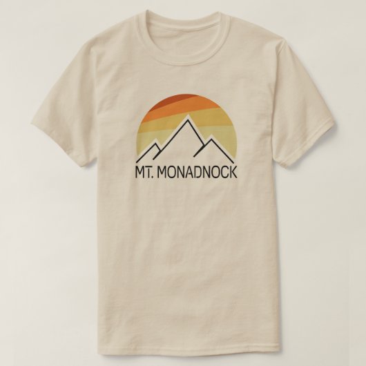 Monadnock New Hampshire Retro T-Shirt (Design vorne)