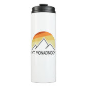 Monadnock New Hampshire Retro Thermosbecher (Vorderseite)