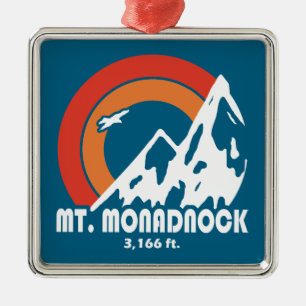 Monadnock New Hampshire Sun Eagle Ornament Aus Metall