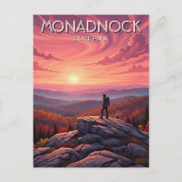 Monadnock New Hampshire Travel Postkarte