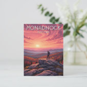 Monadnock New Hampshire Travel Postkarte (Stehend Vorderseite)