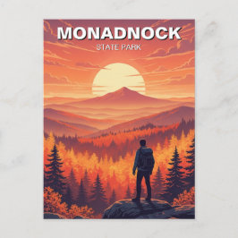 Monadnock New Hampshire Travel Postkarte