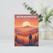 Monadnock New Hampshire Travel Postkarte (Stehend Vorderseite)