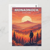 Monadnock New Hampshire Travel Postkarte (Vorne/Hinten)