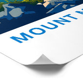 Monadnock New Hampshire Travel Print Poster (Ecke)