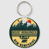 Monadnock New Hampshire Vintag Souvenirs Schlüsselanhänger (Vorderseite)