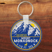 Monadnock New Hampshire Vintag Souvenirs Schlüsselanhänger (Vorderseite)