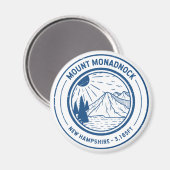Monadnock New Hampshire Wandern Magnet (Vorderseite/Rückseite)