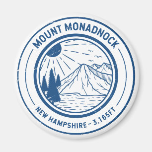 Monadnock New Hampshire Wandern Magnet
