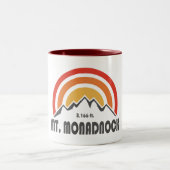 Monadnock New Hampshire Zweifarbige Tasse (Mittel)