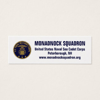 Monadnock Squadron Gold Recruruiting Cards
