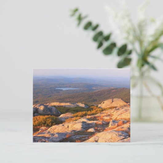 Monadnock Summit View NW Postkarte (Stehend Vorderseite)