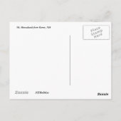 Monadnock von Keene Postkarte (Rückseite)