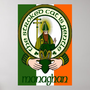 Monaghan Clan-Motto-Plakat-Druck Poster