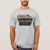 Monahans Sandhills Staat Park Texas TX Welcome Sig T-Shirt (Vorderseite)