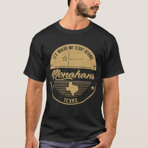 Monahans Texas Hier beginnt meine Geschichte T-Shirt