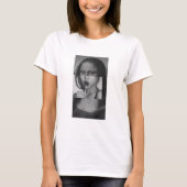Monalisa with a Lollipop T-Shirt B&W (Vorderseite)