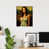 Monaliza 519 Jahre später Poster (Heimbüro)