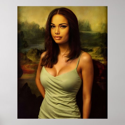 Monaliza 519 Jahre später Poster (Vorne)