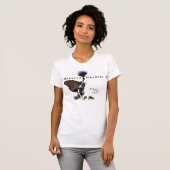 Monarch arbeitet Schmetterlings-Pflanzen-Shirt im T-Shirt (Vorne ganz)