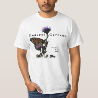 Monarch arbeitet Schmetterlings-Pflanzen-Shirt im T-Shirt