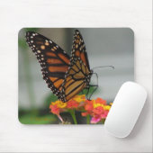 Monarch auf Lantana Mousepad (Mit Mouse)