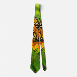 Monarch auf Lantana Neck Tie Krawatte