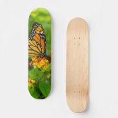 Monarch auf Lantana Skateboard (Vorderseite)