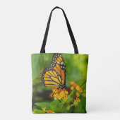Monarch auf Lantana Tasche (Rückseite)