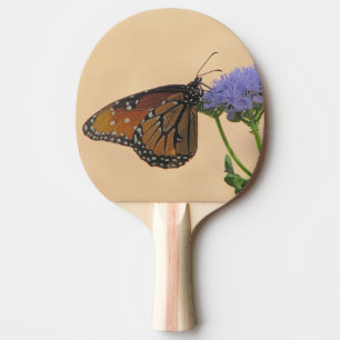 Monarch auf Lila Blume Natur Foto Schmetterling Tischtennis Schläger